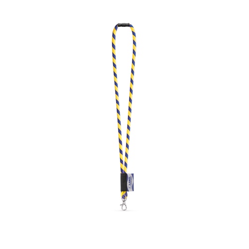 WISBECH. SET Lanyard TUBE Long (Ø 7 mm) com mosquetão de gatilho 9 mm e Fecho de segurança Ø 7 mm