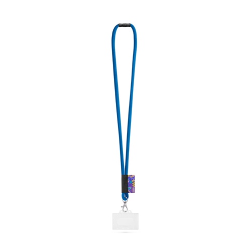 WATFORD. SET Lanyard TUBE Long (Ø 7 mm) com mosquetão de gatilho 9 mm, Fecho de segurança Ø 7 mm e Porta-crachá / cartões rígido 91 x 68 mm