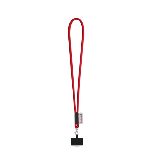 GOSPORT. SET Lanyard TUBE Long (Ø 7 mm) com mosquetão de gatilho 9 mm e suporte para telemóvel