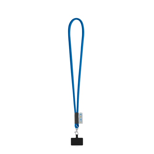 GOSPORT. SET Lanyard TUBE Long (Ø 7 mm) com mosquetão de gatilho 9 mm e suporte para telemóvel