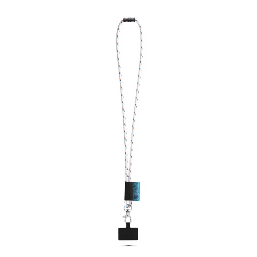 STAFFORD. SET Lanyard NAUTIC Long (Ø 7 mm) com mosquetão de gatilho 9 mm e suporte para telemóvel