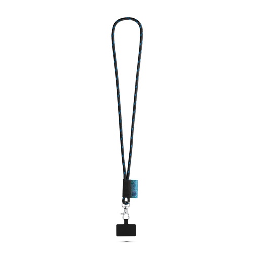 STAFFORD. SET Lanyard NAUTIC Long (Ø 7 mm) com mosquetão de gatilho 9 mm e suporte para telemóvel