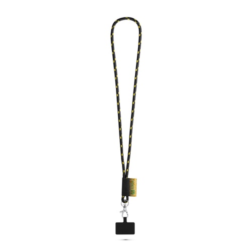 STAFFORD. SET Lanyard NAUTIC Long (Ø 7 mm) com mosquetão de gatilho 9 mm e suporte para telemóvel