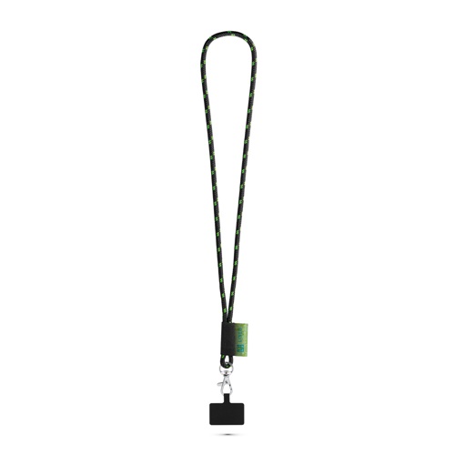 STAFFORD. SET Lanyard NAUTIC Long (Ø 7 mm) com mosquetão de gatilho 9 mm e suporte para telemóvel