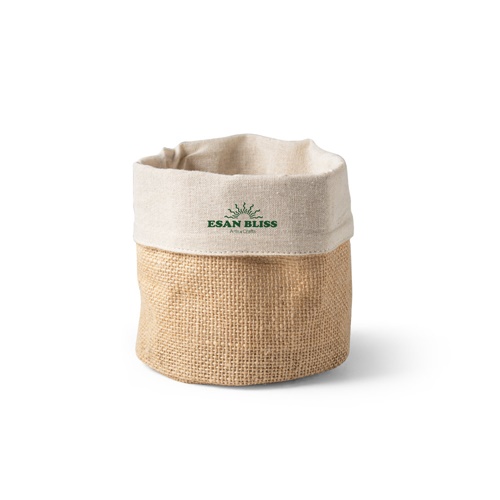 DUCASSE. Saco multiusos em juta (260g/m²) e algodão (120g/m²)