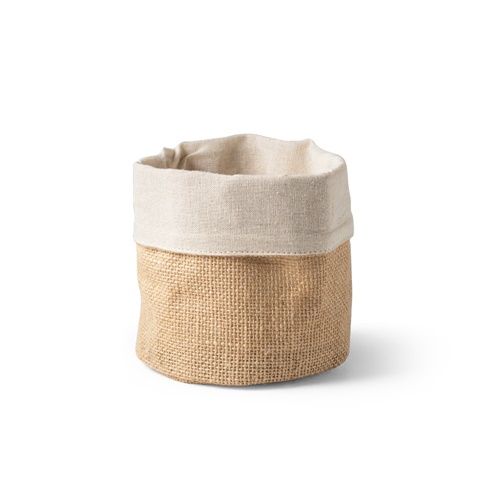 DUCASSE. Saco multiusos em juta (260g/m²) e algodão (120g/m²)