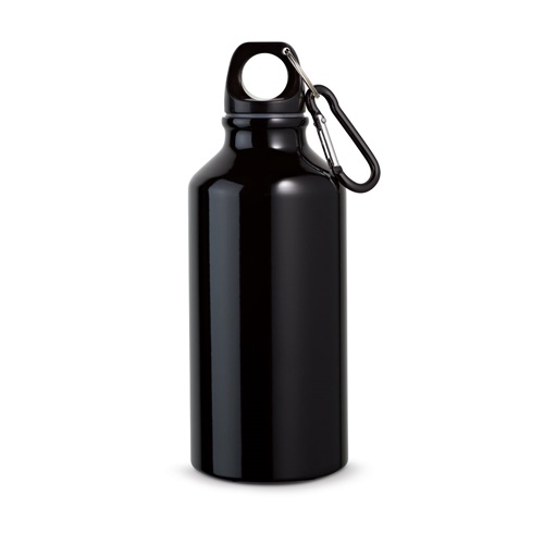LANDSCAPE S. Garrafa de desporto em alumínio com mosquetão 400 mL