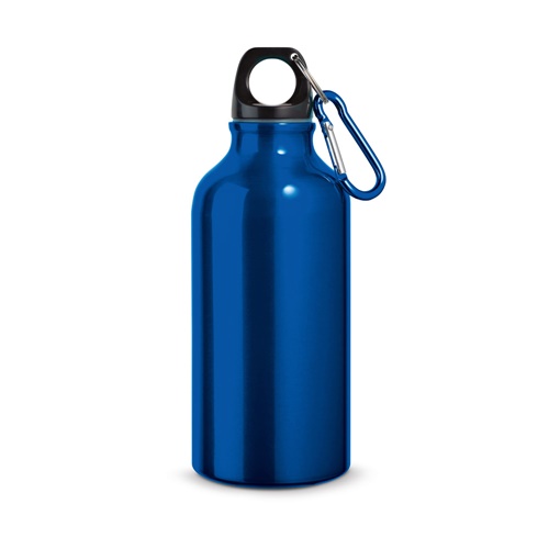 LANDSCAPE S. Garrafa de desporto em alumínio com mosquetão 400 mL