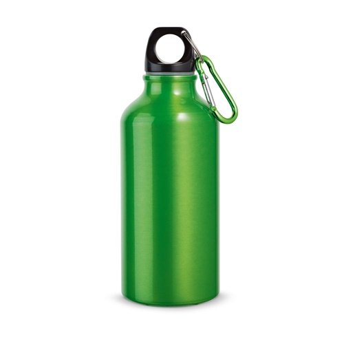LANDSCAPE S. Garrafa de desporto em alumínio com mosquetão 400 mL