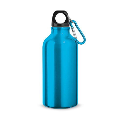 LANDSCAPE S. Garrafa de desporto em alumínio com mosquetão 400 mL