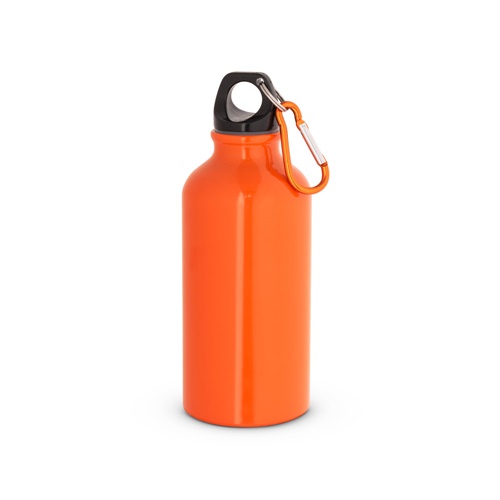 LANDSCAPE S. Garrafa de desporto em alumínio com mosquetão 400 mL