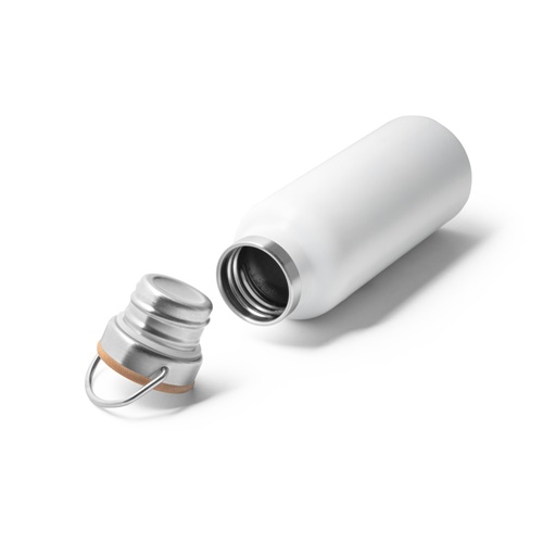 RAGNAR. Garrafa em aço inoxidável (36% reciclado) de parede dupla térmica, isolada a vácuo 570 mL