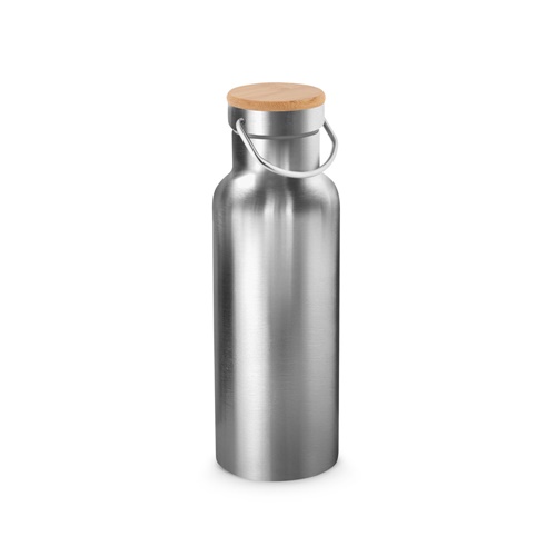 RAGNAR. Garrafa em aço inoxidável (36% reciclado) de parede dupla térmica, isolada a vácuo 570 mL