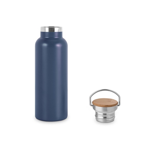RAGNAR. Garrafa em aço inoxidável (36% reciclado) de parede dupla térmica, isolada a vácuo 570 mL