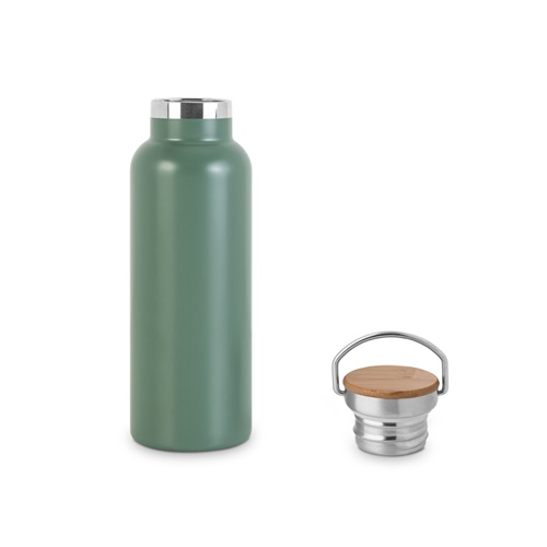 RAGNAR. Garrafa em aço inoxidável (36% reciclado) de parede dupla térmica, isolada a vácuo 570 mL