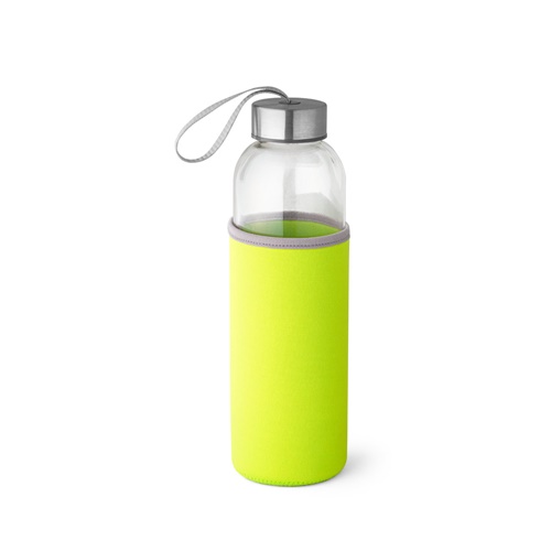 RAISE. Garrafa de desporto em vidro e aço inoxidável 520 mL