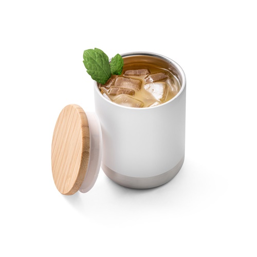 NORRE TUMBLER. Copo em aço inoxidável (36% reciclado) com parede dupla isolada a vácuo 370 mL