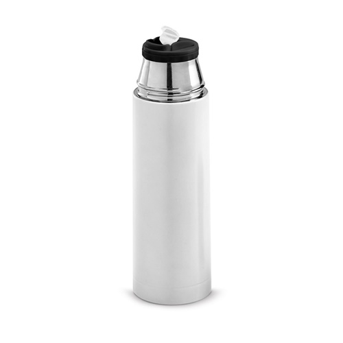SAFE. Garrafa térmica em aço inoxidável e PP 490 mL