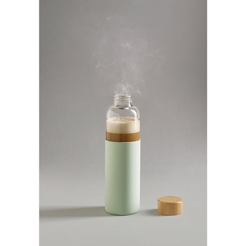 DAKAR. Garrafa em vidro borossilicato e bambu 600 mL