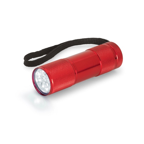 FLASHY. Lanterna em alumínio com 9 LEDs