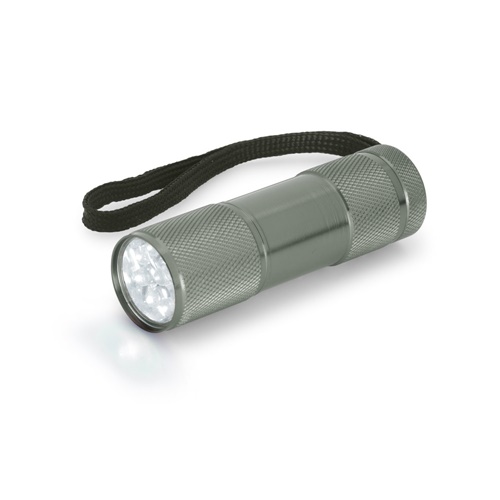 FLASHY. Lanterna em alumínio com 9 LEDs