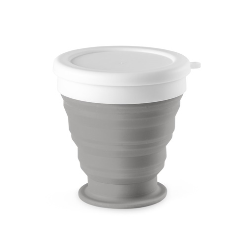 ASTRADA. Copo de viagem dobrável em Silicone e PP 250 mL