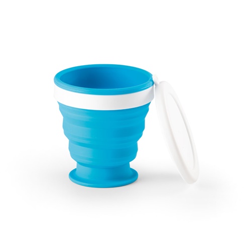 ASTRADA. Copo de viagem dobrável em Silicone e PP 250 mL