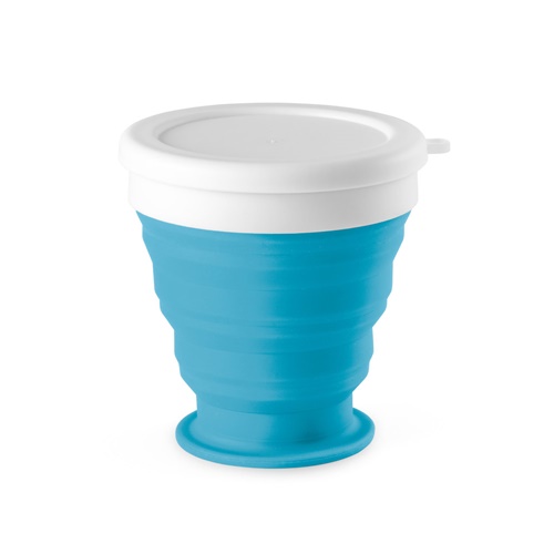 ASTRADA. Copo de viagem dobrável em Silicone e PP 250 mL