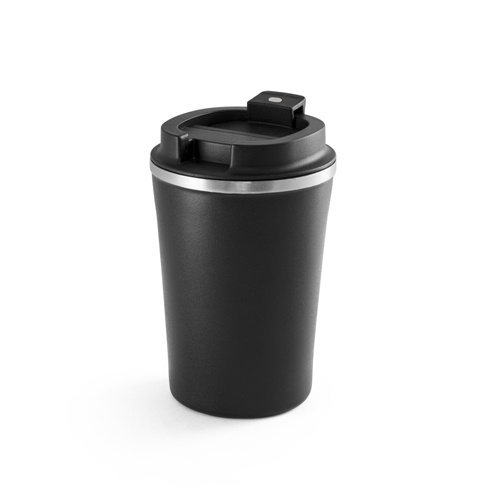 PHELPS. Copo de viagem em aço inoxidável e PP 470 mL