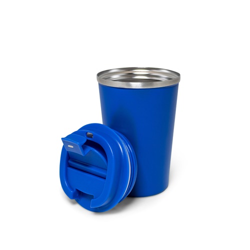 PHELPS. Copo de viagem em aço inoxidável e PP 470 mL