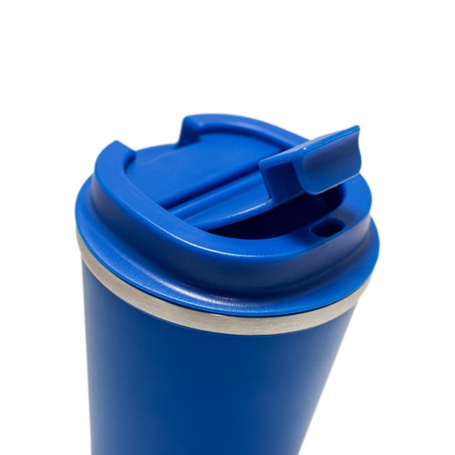 PHELPS. Copo de viagem em aço inoxidável e PP 470 mL