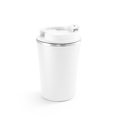 PHELPS. Copo de viagem em aço inoxidável e PP 470 mL