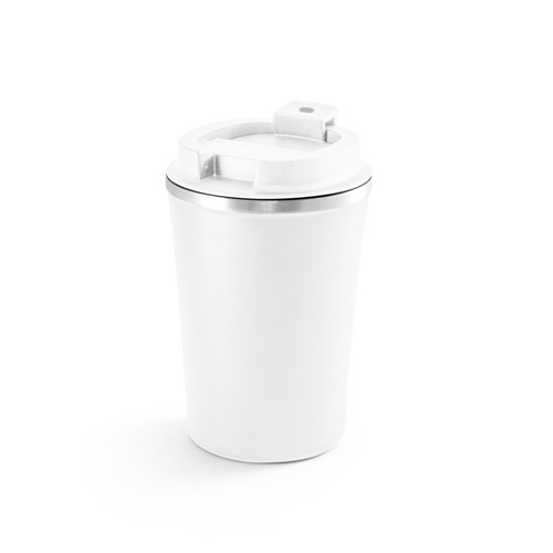 PHELPS. Copo de viagem em aço inoxidável e PP 470 mL