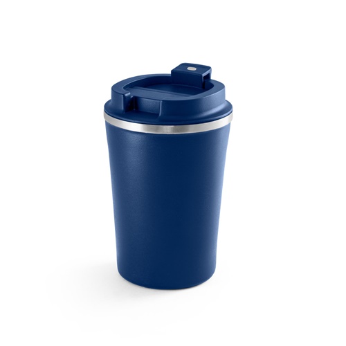 PHELPS. Copo de viagem em aço inoxidável e PP 470 mL
