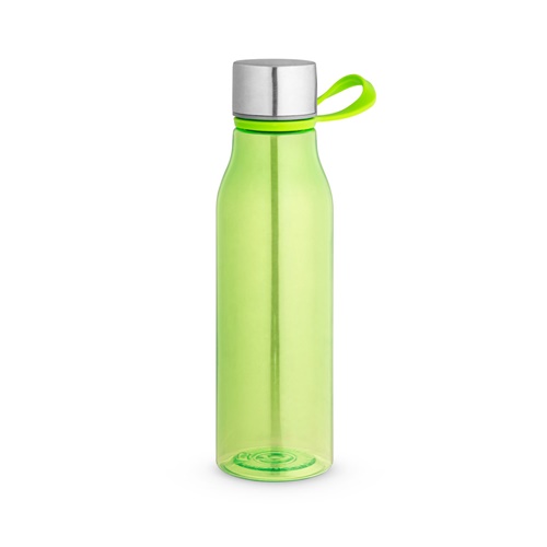 SENNA. Garrafa em PET reciclado (100% rPET) com acabamento translúcido brilhante