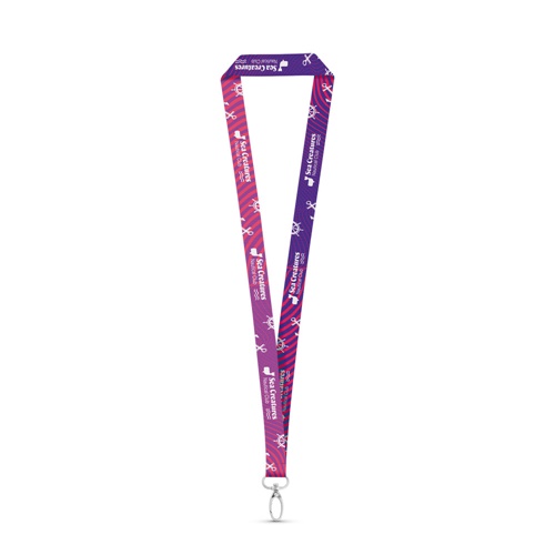 MANILA. SET Lanyard SUBLIMATION Long II (20 mm) com Mosquetão oval 20 mm