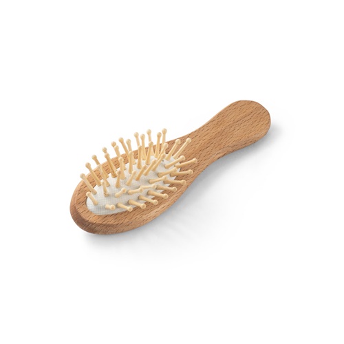 DERN. Escova para cabelo em madeira e dentes em bambu