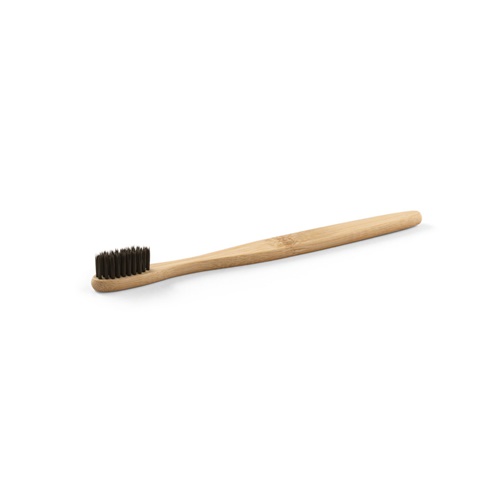 DELANY. Escova de dentes com corpo em bambu e dentes em nylon