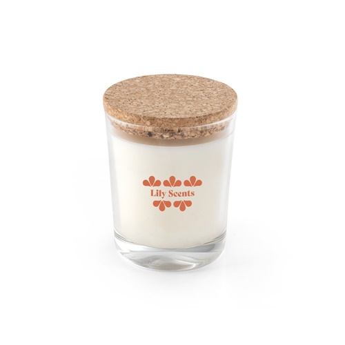 ZEN 180. Vela aromática em copo de vidro com tampa de cortiça 180 g