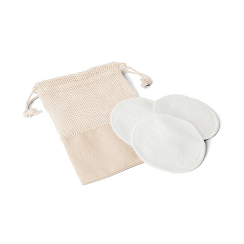 ELISE. Conjunto de 3 discos de limpeza facial laváveis e reutilizáveis