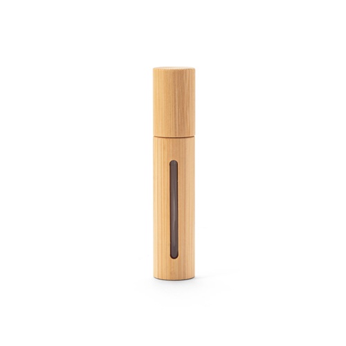 REESE. Atomizador de perfume recarregável, com invólucro em bambu natural