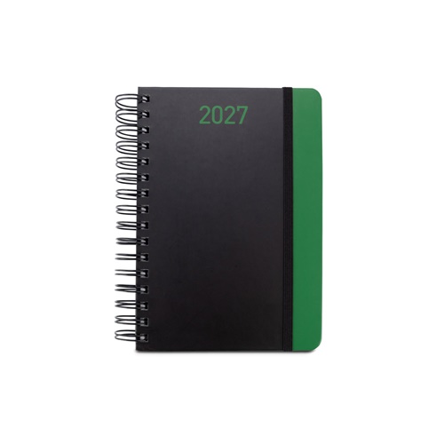 BRECHT A5. Agenda A5 em papel 100% reciclado e acabamento mate