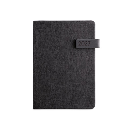ANDRESEN A5. Agenda A5 em poliéster reciclado (100% rPET)
