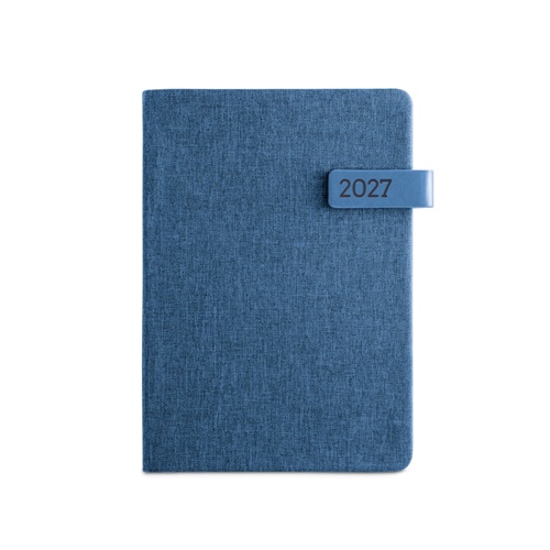 ANDRESEN A5. Agenda A5 em poliéster reciclado (100% rPET)