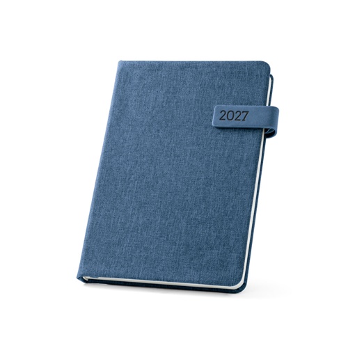 ANDRESEN A5. Agenda A5 em poliéster reciclado (100% rPET)