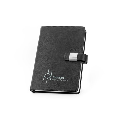 MUSSET A5. Agenda A5 em PU (58% reciclado)
