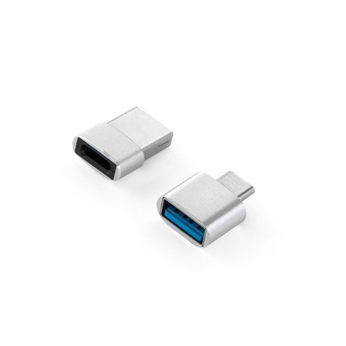 MINSKY. Conjunto de 2 adaptadores USB-A / USB-C em alumínio