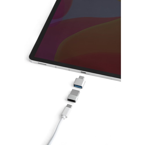 MINSKY. Conjunto de 2 adaptadores USB-A / USB-C em alumínio
