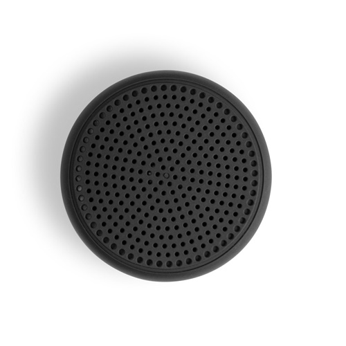 TURING. Coluna de som portátil de 3W com 4h de autonomia em ABS reciclado (100% rABS)