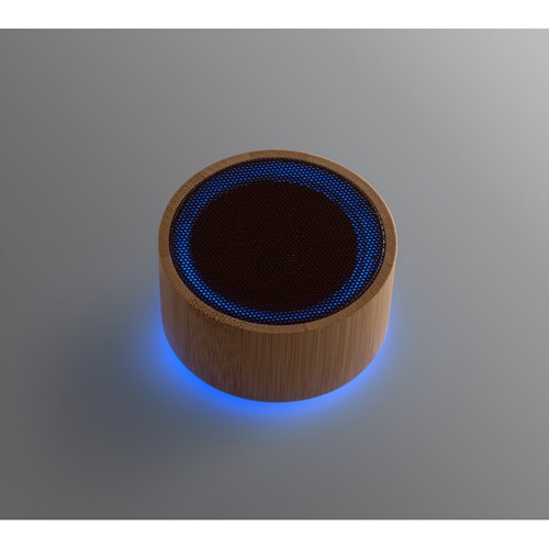 ARBER. Coluna de som portátil de 3W com 4h de autonomia em bambu e ABS reciclado (100% rABS)